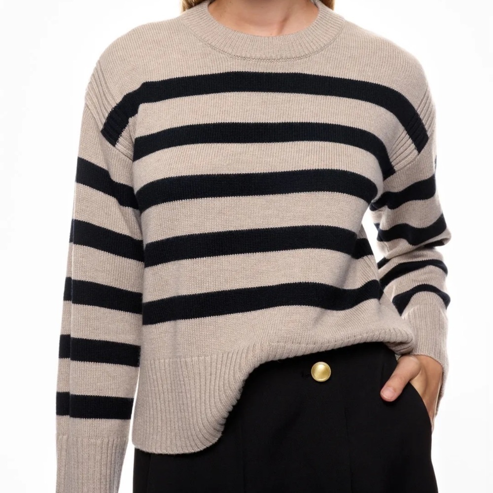 Derek Lam
Striped Crewneck Sweater Sz L